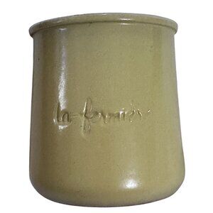 La Fermiere Terra Cotta Yellow Spring/Summer 2023 Empty Yogurt Pot Small 3"